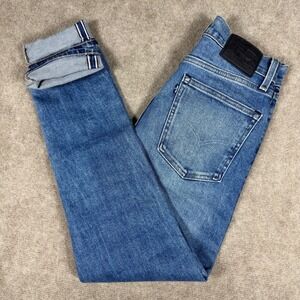 Levis Made And Crafted High Rise Slim Japanese Selvedge Denim Jeans Size 26x29
